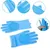 IntiMeg Gants en silicone pour bain d'animaux