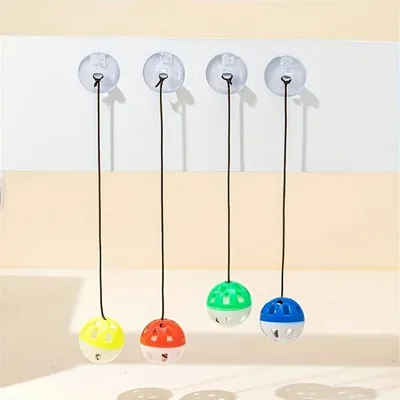 IntiMeg Balle élastique avec cloche pour chat