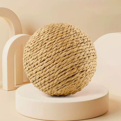 IntiMe Jouet pour chat boule de sisal de 10 cm