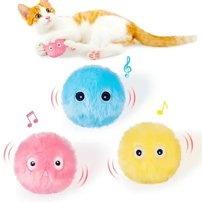 IntiMeg Balle sonore lumineuse pour chat