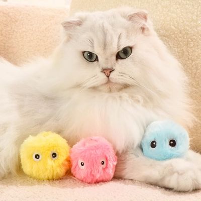 IntiMeg Leuchtender Quietschball für Katzen
