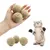 IntiMe Lot de 3 balles en sisal pour chat IntiMe Lot de 3 balles en sisal pour chat