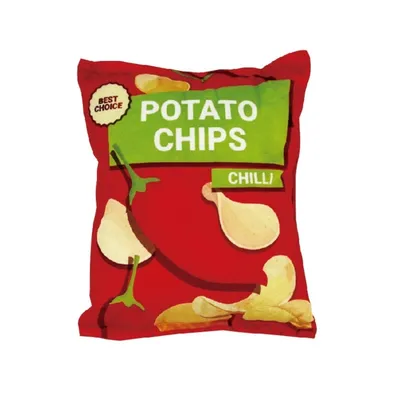 IntiMeg Jouet couineur pour chien Chips de pommes de terre