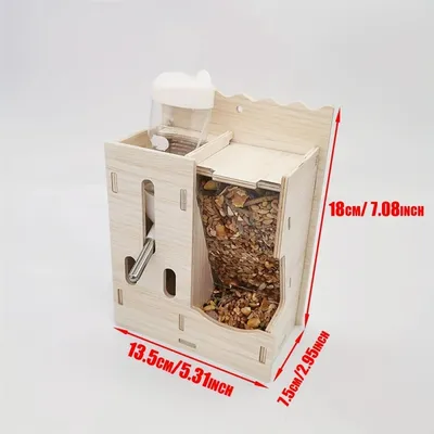 IntiMeg Mangeoire pour hamster 2 en 1