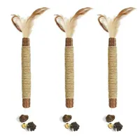 IntiMeg Bâton de dentition pour chat Feather Bell