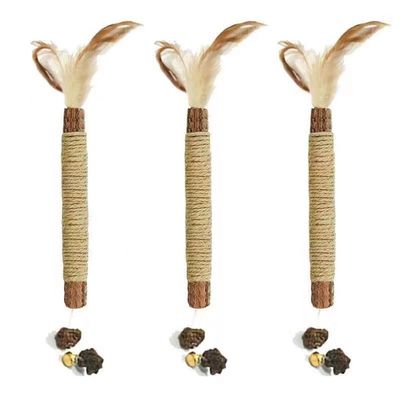 IntiMeg  Bâton de dentition pour chat Feather Bell 1 Article