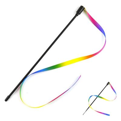 IntiMeg Bâton de jeu pour chat arc-en-ciel