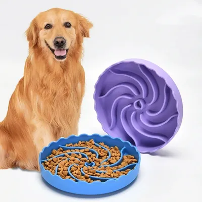 IntiMeg Bol anti-glouton en silicone pour chien IntiMeg Bol anti-glouton en silicone pour chien