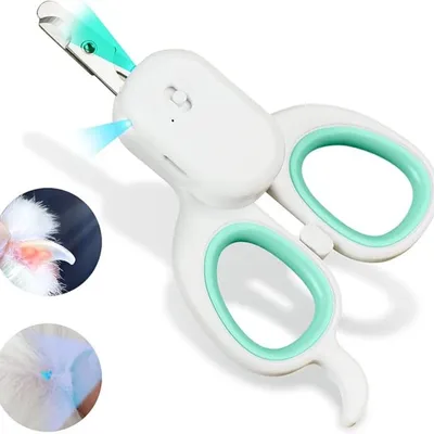 IntiMeg cortauñas para mascotas con luz LED
