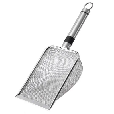 IntiMeg Pelle à litière pour chat en acier inoxydable