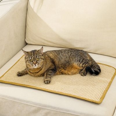 IntiMeg Tapis à gratter en sisal pour chat