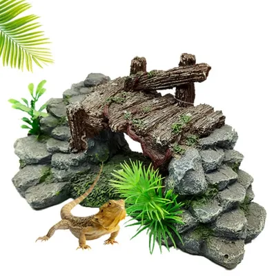 IntiMeg Pont en résine pour aquarium