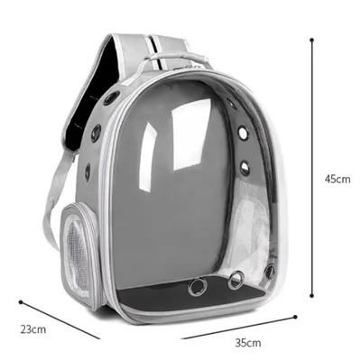 IntiMeg Sac à dos transparent pour chat