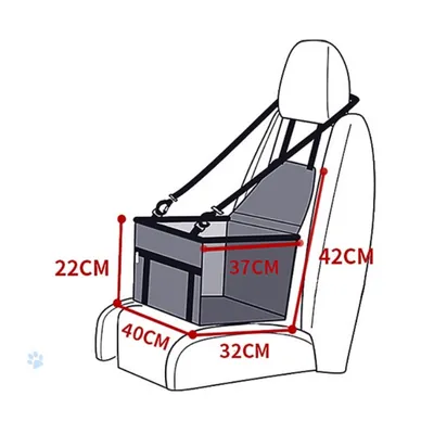 IntiMeg Siège d'auto pour chien