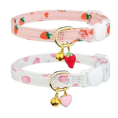 IntiMeg Lot de 2 colliers pour chat