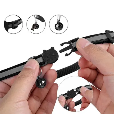 IntiMeg Collier pour chats avec support AirTag