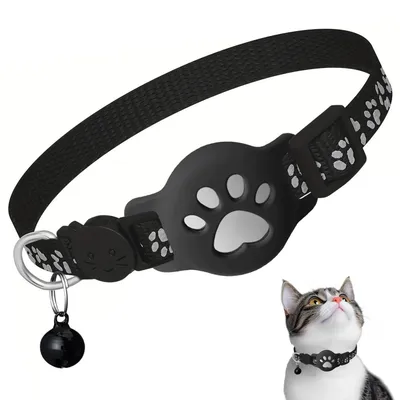 IntiMeg Collier réfléchissant pour chat avec clochette