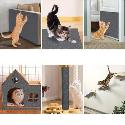 IntiMeg Alfombrilla rascadora multiusos para gatos
