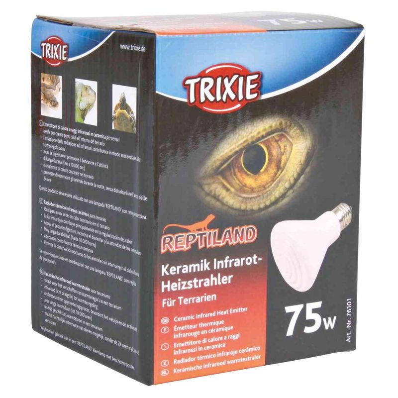 TRIXIE Chauffage infrarouge pour terrarium 75 x 100 mm 75 W