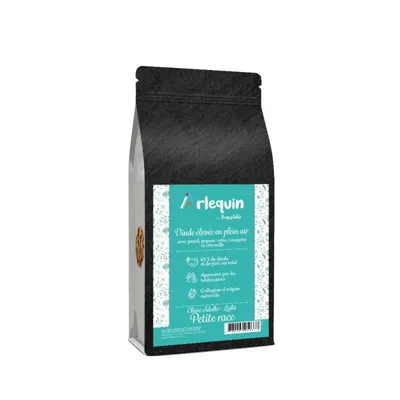 Arlequin - CROQUETTE CHIEN PETITE RACE  SANS CÉRÉALES   Dinde