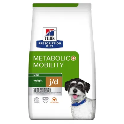 HILL'S - Trockenfutter für ausgewachsene Hunde - Rezeptdiäten J/D Mini Met