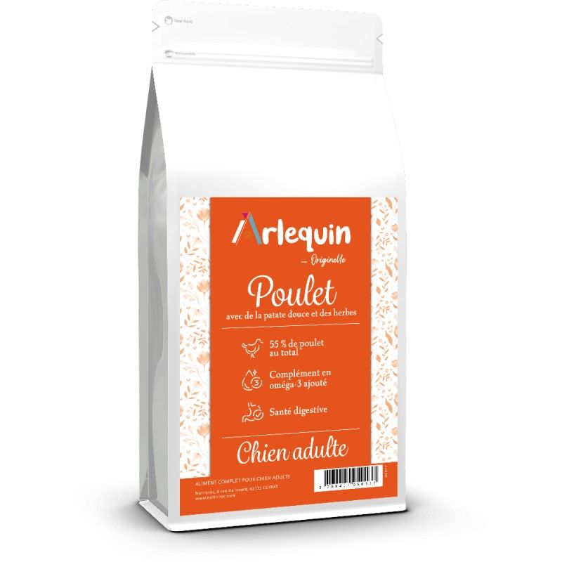 Arlequin - CROQUETTE CHIEN SANS CÉRÉALES    POULET