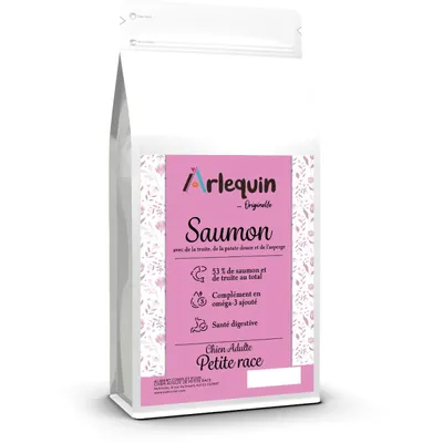 Getreidefreies Hundefutter für kleine Rassen Harlequin Original Lachsforel