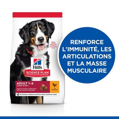 HILL'S - SCIENCE PLAN HUNDEKISSEN FÜR AUSgewachsene GROSSE HÜHNCHEN - HILL