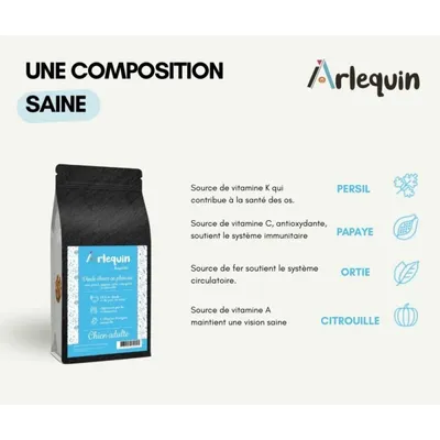 Arlequin - CROQUETTE CHIEN  - SANS CÉRÉALES -   - Dinde