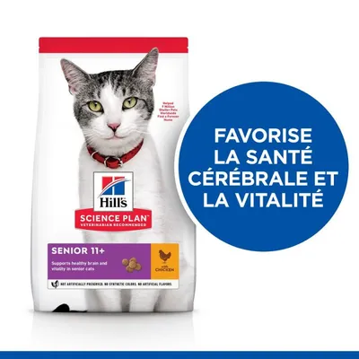 HILL'S -   CHAT SCIENCE PLAN ADULT SENIOR 11+ POULET