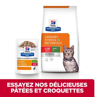 HILL'S -  CHAT ADULT PRESCRIPTION DIETS C/D URINARY STRESS + METABOLIC