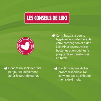 Mon Ami Luki - Sticks dentaires agneau- 3unitées vendues