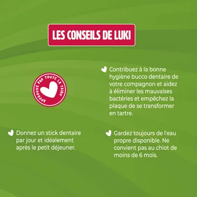 Mon Ami Luki - Sticks dentaires agneau- 3unitées vendues