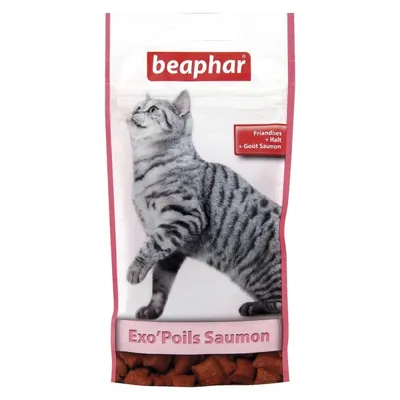 BEAPHAR - Complément alimentaire chat - friandise poils - Saumon