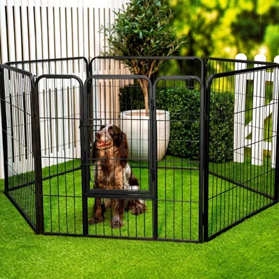 maxxpro Parc pour Chien - Noir
