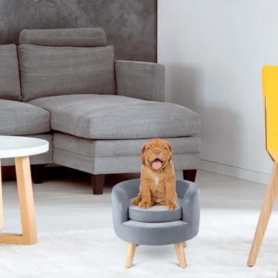 maxxpro Lit Animaux 80KG Velours Gris