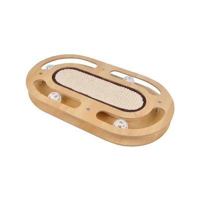 Circuit de jeu avec griffoir pour chat