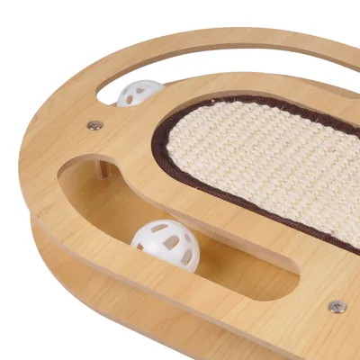 Circuit de jeu avec griffoir pour chat