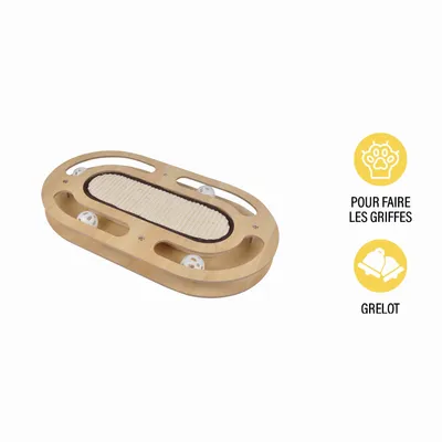 Circuit de jeu avec griffoir pour chat