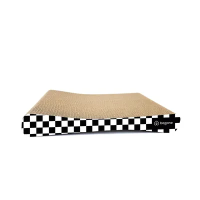 Bagane Griffoir chat à damier noir et blanc, Buren