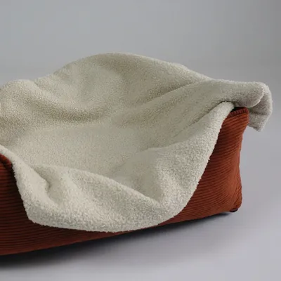 Bagane Couverture en tissu bouclette, Louvre