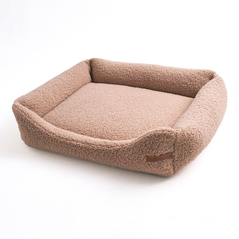 Bagane Panier chien / chat en tissu bouclette, Ecow