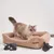 Bagane Panier chien / chat en tissu bouclette, Ecow Bagane Panier chien / chat en tissu bouclette, Ecow