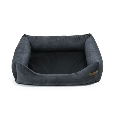 Bagane Panier grand chien / chat gris, écologique au toucher velours Ecow Bagane Panier grand chien / chat gris, écologique au toucher velours Ecow