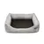 Bagane Panier chien / chat gris clair, écologique au toucher velours Ecow Bagane Panier chien / chat gris clair, écologique au toucher velours Ecow