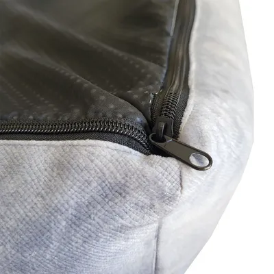Bagane Panier chien / chat gris clair, écologique au toucher velours Ecow Bagane Panier chien / chat gris clair, écologique au toucher velours Ecow