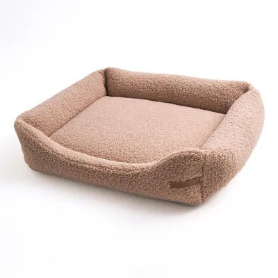 Bagane Panier chien / chat en tissu bouclette, Ecow Bagane Panier chien / chat en tissu bouclette, Ecow