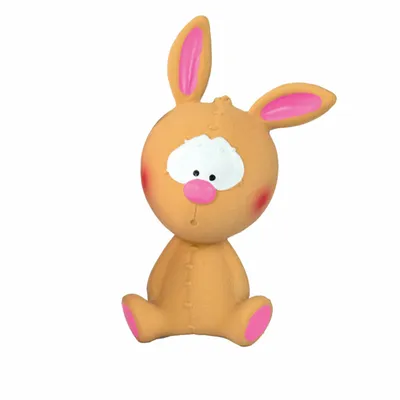 JOUET EN LATEX "EL LAPINO" JAUNE