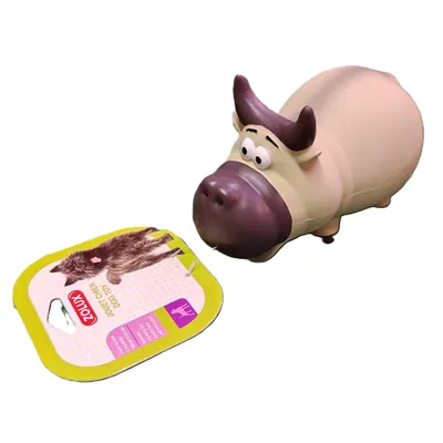 jeux sonore El Toro beige 16,5 cm en latex pour chien