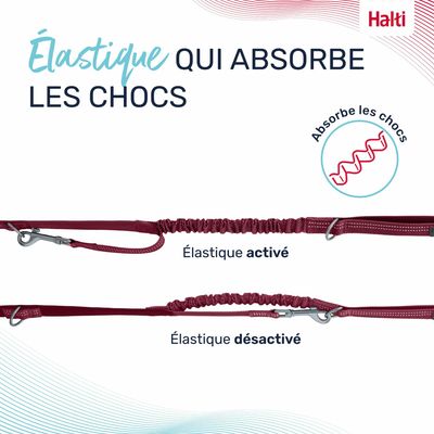 LAISSE MULTI POSITION ANATOMY HALTI MAGENTA